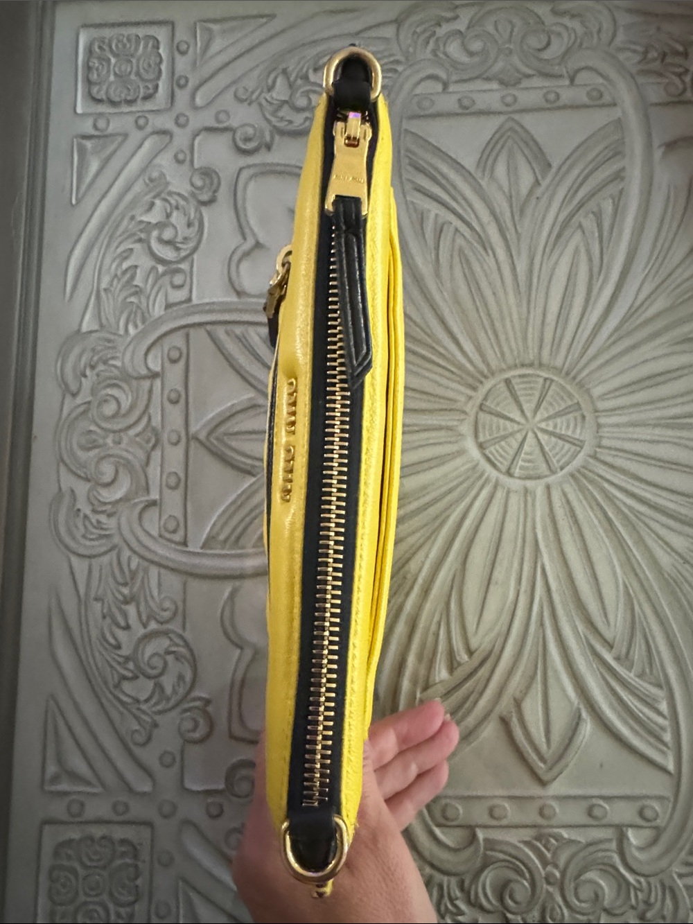 Miu Miu Nappa Vele Clutch - Picture 5 of 9